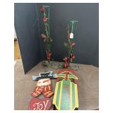 Christmas Hanging Sled, Snowman &