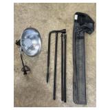 Clamp Light & Tire Iron