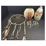 Dream Catchers & Native American Designed Vases