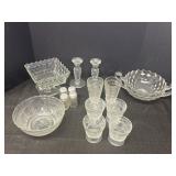 Square footed wedding bowl, round bowl w/handles,