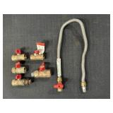 6 Brass Ball Valves