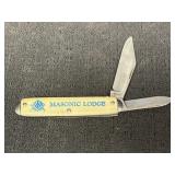 Masonic Lodge pocket knife