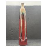 17in tall pottery vase