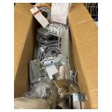 Garage door metal hardware