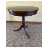 Mersman round end table with claw feet