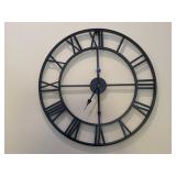 Metal wall clock