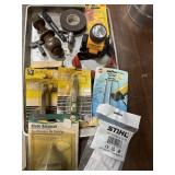 Hitch ball, head lamp, new door handles, misc