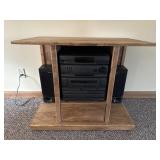Sony stereo system with cabinet