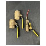 4 Brass Ball Valves
