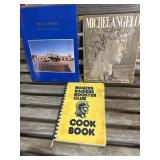 Michigan City books & Michelangelo book