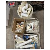 Large lot with variety of PVC pieces