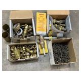 Connectors, couplings, valves, screws, etc