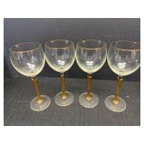 Gold Like Stem Stemware
