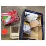 2 programmable thermostats, timer, wireless door