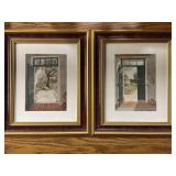 (2) Nancy Roberts Framed Prints