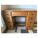 Maple sewing cabinet