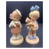 2 Enesco Memories of Yesterday figurines.