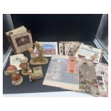 4 Enesco Memories of Yesterday figurines, gift