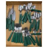 Green Handled Flatware