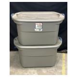 2 Sterilite 25 gal Totes