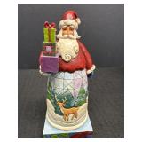 Jim Shore "Holiday Gifts" Wooden Santa