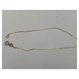 7in long 14K Italy bracelet