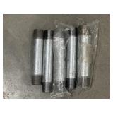 Metal Pipe Nipples 3/4 x4.5 - 1 x 5"ï¿½