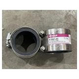 2- PlumbQwik Fernco 2" Shielded Coupling CI to