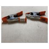 (2) 2" Spring Clamps