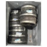 Fernco flexible PVC couplings 4x3 & 4x4"