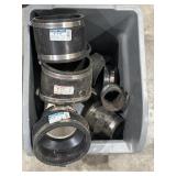 Fernco flexible PVC couplings 2 x 1 1/2 - 4 x 4"