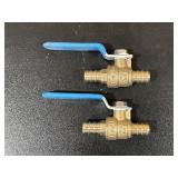 SharkBite 1/2-in PEX Barb Brass Ball Valve
