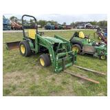 JD 4100 Compact Tractor w/ JD JD 410 Loader