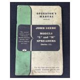 JD Md L& M Spreaders Series 51 Operators Manual