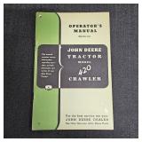 JD 420 Crawler Tractor Operators Manual