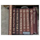 8 hardback books, American Heritage