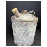 Galvanized Gas Can