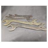 (4) Deere open-end farm machinery Wrenches