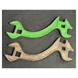 2 farm implement tools, one has 96 or maybe 196,