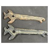 2 farm implement wrenches, N9 & M58, 5.75in
