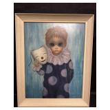 Keane Happy Mask, Unhappy Boy Print