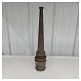 Vintage Brass Fire Hose Nozzle