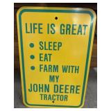 JD Life is Great Heavy Metal Sign
