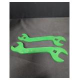 (2) J.D. 51, 52 open-end farm wrenches