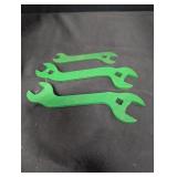 (3) J.D. 50, 51, 52 open-end farm wrenches