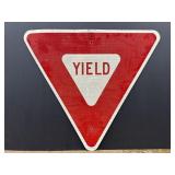 Reflective Road Yield Metal Sign
