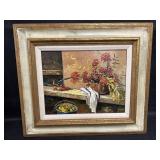 Signed Oil on Canvas Painting