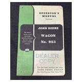 JD Wagon No 953 Operators Manual Dealer Copy