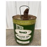 Unico SHD Motor Oil Metal Can