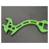 Farm implement wrench, 196 painted in yellow over